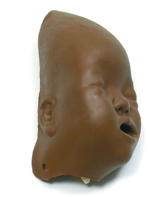 Laerdal Little Baby ansigter mørk – 6 stk