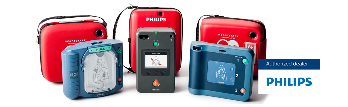 Phillips hjertestartere og trænere