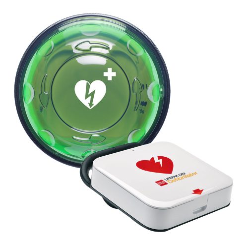 Hjertestarterskab af typen rotaid fra mærket physio control til hjertestarter af typen lifepak CR2